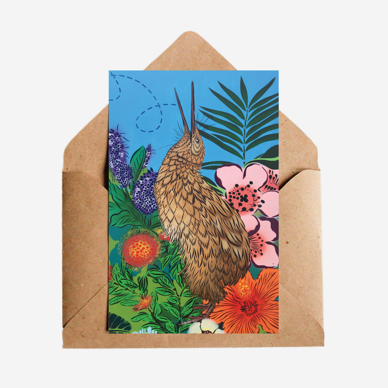 Cards - Kiwi & Pohutukawa - 6 Pack