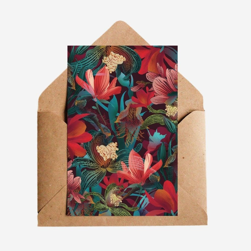 Cards - Orchid & Magnolia - 6 Pack